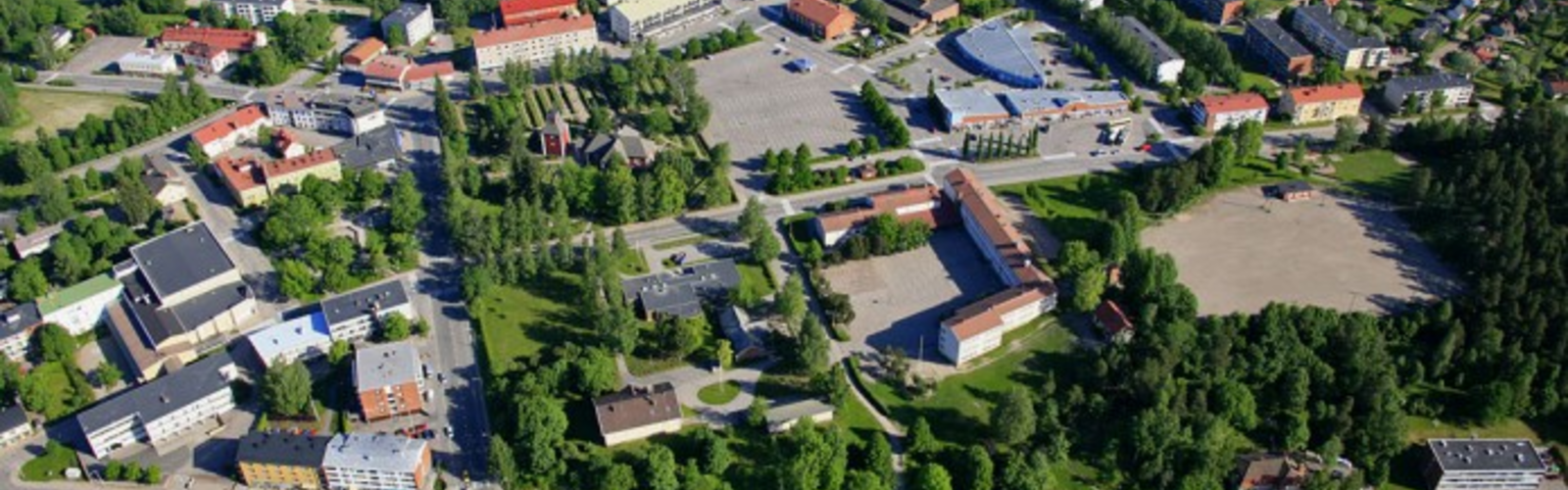 Ilmakuva Karkkilan keskustasta.