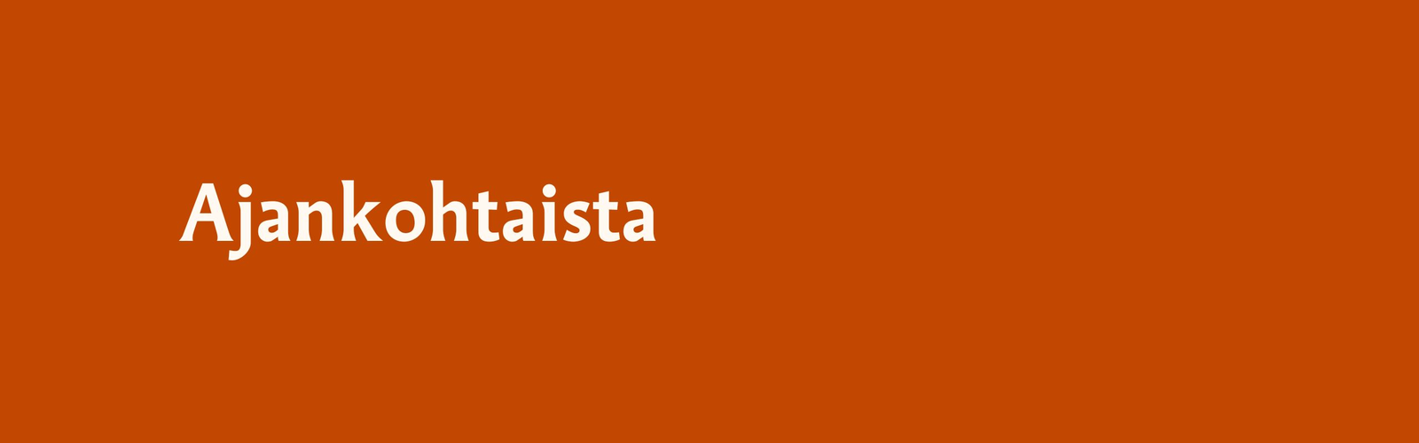 ajankohtaista