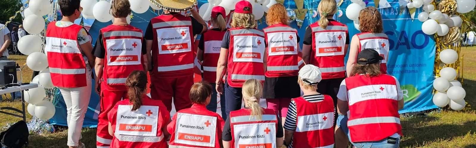 Ensiapupäivystysporukka festareilla