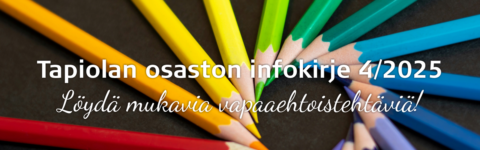 Suomen Punaisen Ristin Tapiolan osaston infokirje 2025