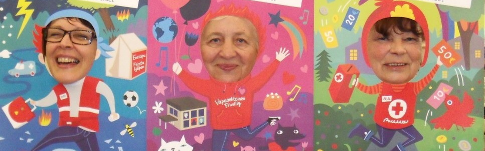 SPR Alajärven osaston vapaaehtoisia
