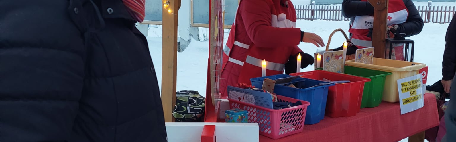 FRK Södra Korsholms avdelning deltog i julöppningen i Solf 2025.