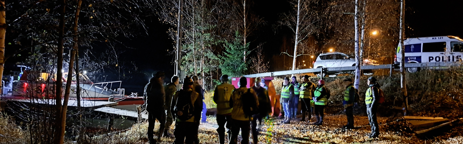 Kuva etsintätehtävältä Jämsästä