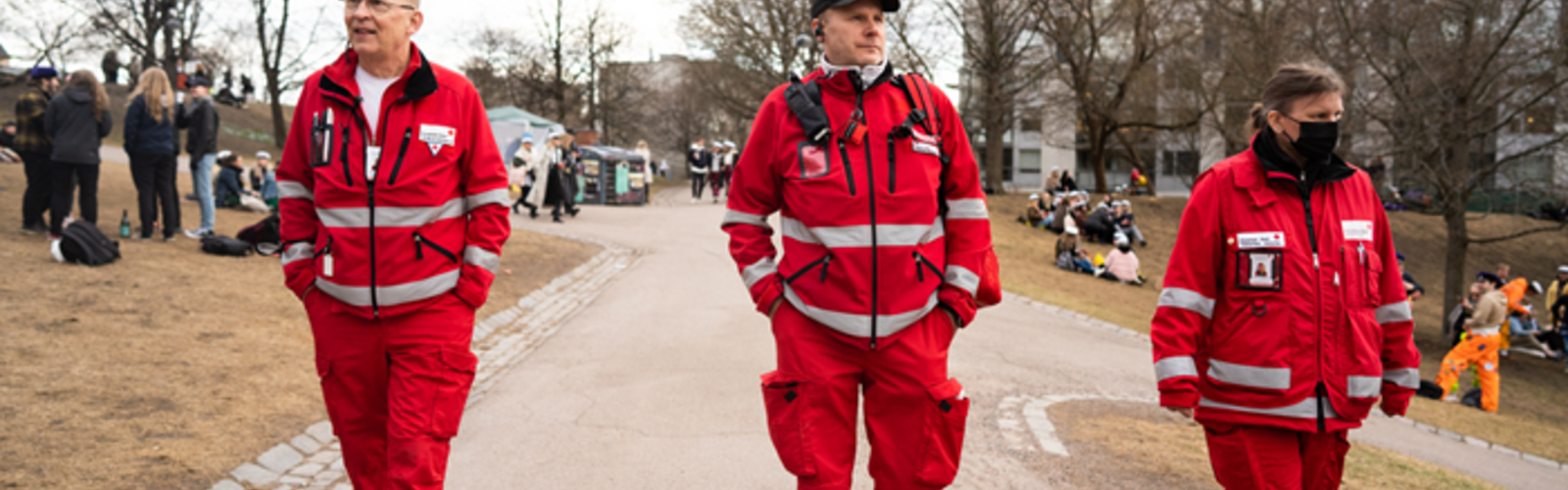 Päivystämässä.