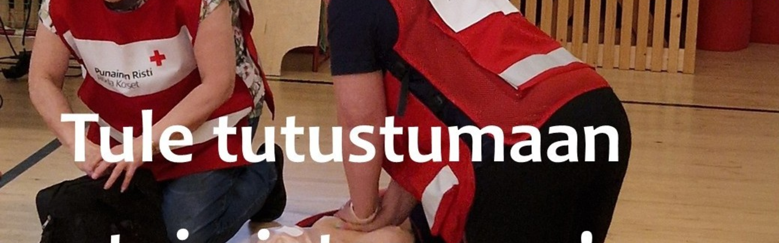 Kuva ensiapuharjoituksesta