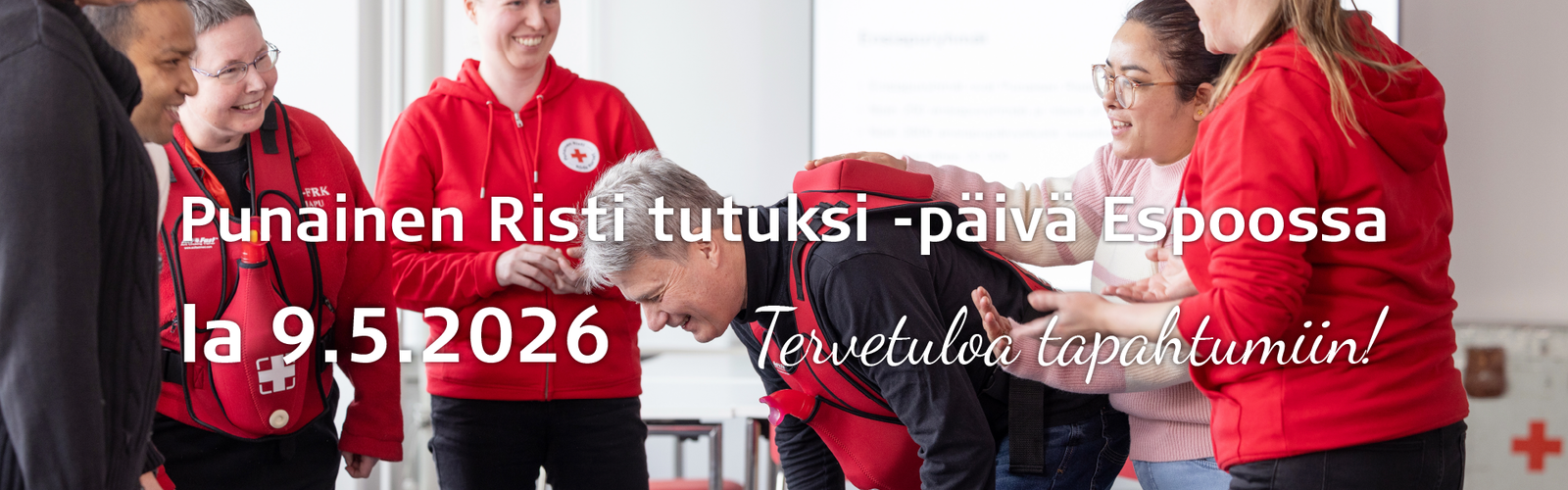 Punainen Risti tutuksi -päivä Espoossa 2026