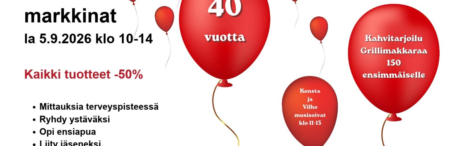 40 vuotta kirpputoritoimintaa