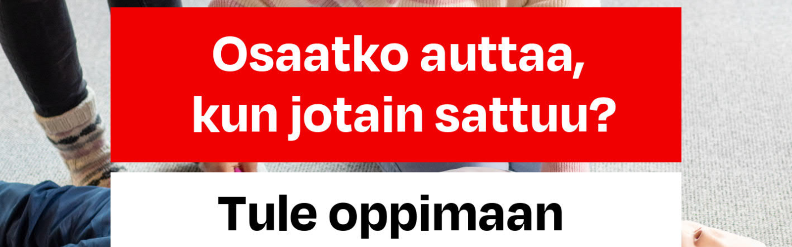 Ensiapuryhmän mainos
