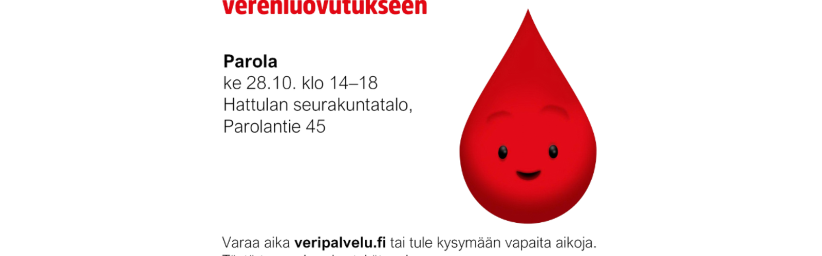 Verenluovutusmainos