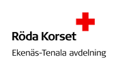 Logotyp för Finlands Röda Kors Ekenäs-Tenala avdelningen.