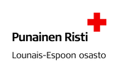 Suomen Punaisen Ristin Lounais-Espoon osaston logo.