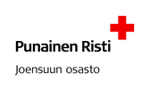 Suomen Punaisen Ristin Joensuun osaston logo.
