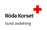 Logotyp för Sund avdelningen av Finlands Röda Kors.