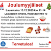 Joulumyyjäisten mainos