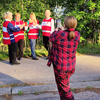 Lipaskerääjät ryhmäkuvassa